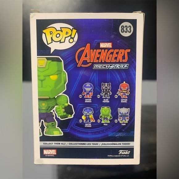 💜 Funko Pop! Marvel Avengers Mech Strike - Hulk #833 - In Box - Picture 4 of 7